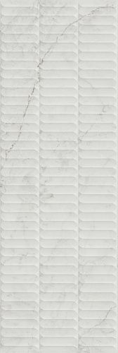 Плитка KM3090B0160R Тубкаль белый глянцевый структура обрезной 30x89,5x1,05, Kerama Marazzi (Керама Марацци)