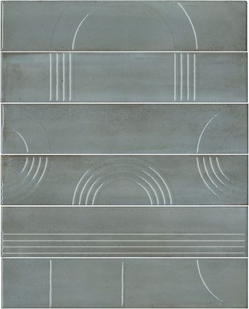 Панно KMP3STA002RN6X Мажорель голубой глянцевый (из 6 частей 6х28,5) 36x28,5x1, Kerama Marazzi (Керама Марацци)