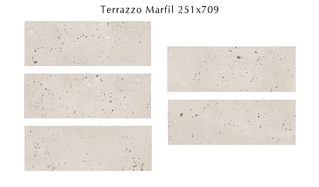 507561201 Terrazzo (Террáццо) Marfil плитка для стен 25,1х70,9, Eletto (Azori)