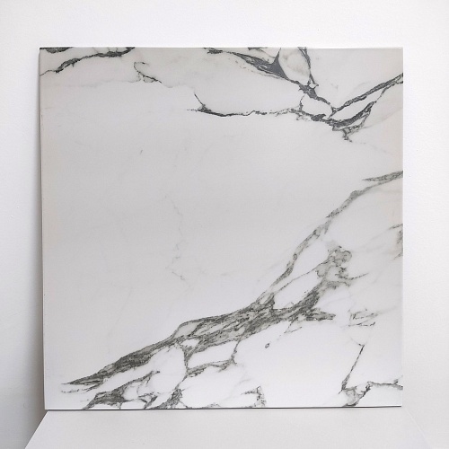 Monte Bianco white матовый мрамор керамогранит 60х60, Steppe Ceramics