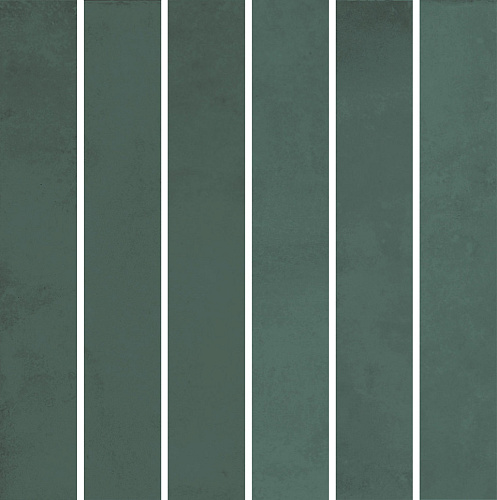 Декор KMD2MSM005BN Фес мозаичный зелёный тёмный глянцевый 15x15x0,77, Kerama Marazzi (Керама Марацци)
