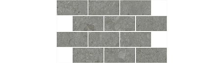 Декор DD606120\MM Чеппо ди Гре мозаичный серый тёмный матовый обрезной 34,6x20x0,9, Kerama Marazzi (Керама Марацци)