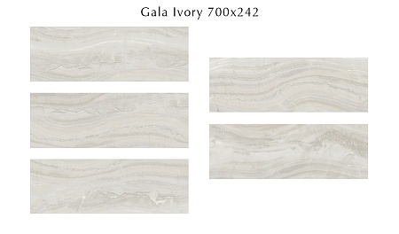 508361101 Gala (Гáла) Ivory плитка для стен 24,2х70, Eletto (Azori)