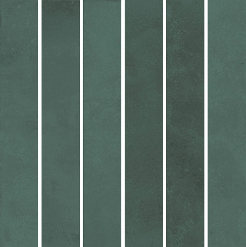 Декор KMD2MSM005BN Фес мозаичный зелёный тёмный глянцевый 15x15x0,77, Kerama Marazzi (Керама Марацци)