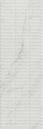 Плитка KM3090B0160R Тубкаль белый глянцевый структура обрезной 30x89,5x1,05, Kerama Marazzi (Керама Марацци)