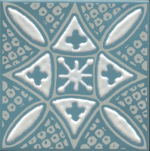 Декор KMD3STA020GN Бахия 2 бирюзовый глянцевый 9,8x9,8x0,7, Kerama Marazzi (Керама Марацци)