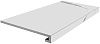 Ступень SG849990R\GCF клееная Монте Тиберио белый матовый 33x80x0,9, Kerama Marazzi (Керама Марацци)