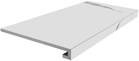 Ступень SG849990R\GCF клееная Монте Тиберио белый матовый 33x80x0,9, Kerama Marazzi (Керама Марацци)