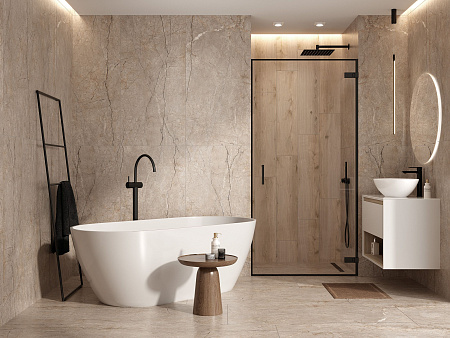 A17124 Futura (Футура) тонкий Silver Roots серый ректификат керамогранит 60х120, Cersanit