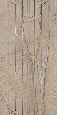 Декор KMD3STA071BR Ифран бежевый светлый глянцевый обрезной 60x119,5x0,9, Kerama Marazzi (Керама Марацци)