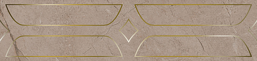 Бордюр KMB3STA010BR Ифран бежевый светлый глянцевый обрезной 60x14,5x0,9, Kerama Marazzi (Керама Марацци)