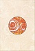 581342201 Фьюжн Коралл Рондо оранжевый декор 40,5х27,8, Azori