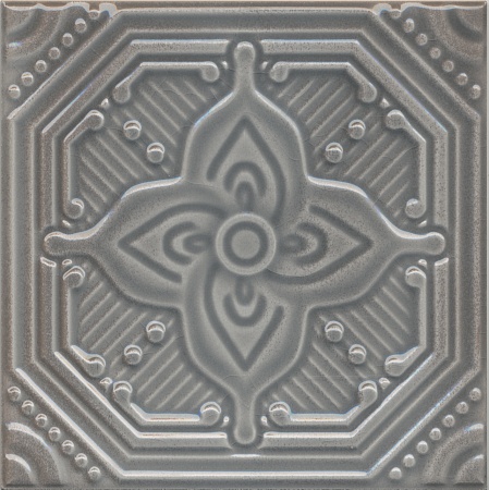SSA001 Салинас серый декор 15х15, Керама Марацци