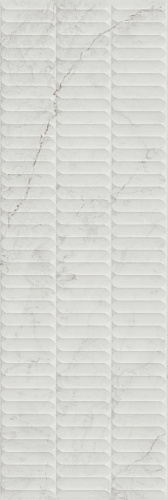 Плитка KM3090B0160R Тубкаль белый глянцевый структура обрезной 30x89,5x1,05, Kerama Marazzi (Керама Марацци)