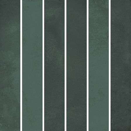 Декор KMD2MSM005BN Фес мозаичный зелёный тёмный глянцевый 15x15x0,77, Kerama Marazzi (Керама Марацци)