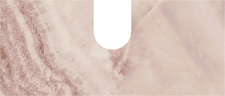 COb.SG567602R\56 Спец. изделие декор. CONO Onice розовый (задняя стенка), Керама Марацци
